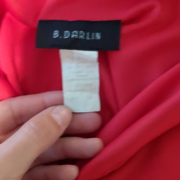 Red One Shoulder bodycon dress - Picture 4 of 4